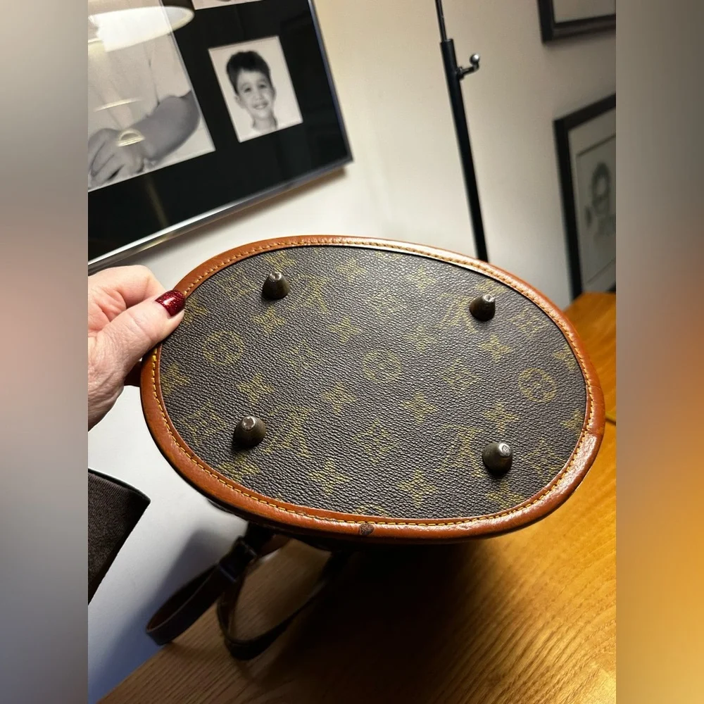 Louis Vuitton 70s Era Vintage Brown Monogram Bucket Bag - Picture 10 of 14
